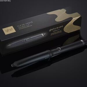 GHD CREATIVE CURL - TAPERED CURLING WAND IN BLACK